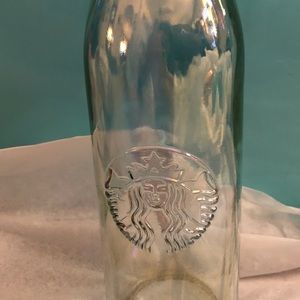 Starbucks Iridescent Clear Water Bottle